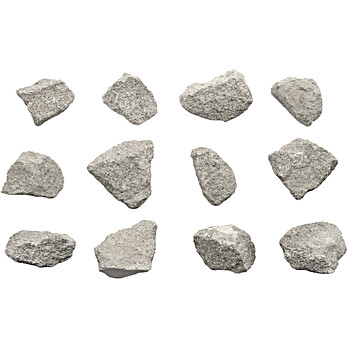 Oolitic Limestone, Raw Sedimentary Rock Specimens, Approx. 1", PK12