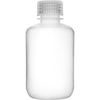 Reagent Bottle, 125ml, Narrow Mouth with Screw Cap, Polypropylene, Translucent