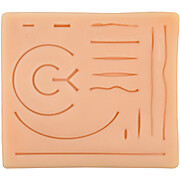 Practice Suture Pad, Life-Like Plastic Suture Pad with Common Cuts & Lacerations