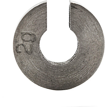 Slotted Stainless Steel Weight, 2g