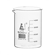 Glass Beaker, Low Form, 500ml