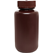 Reagent Bottle, Amber, 250mL, Wide Mouth with Screw Cap, HDPE