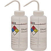 Ethanol Wash Bottle, 4 Color, 1000mL, PK2