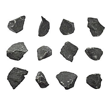 Basalt, Raw Igneous Rock Specimens, Approx. 1", PK12