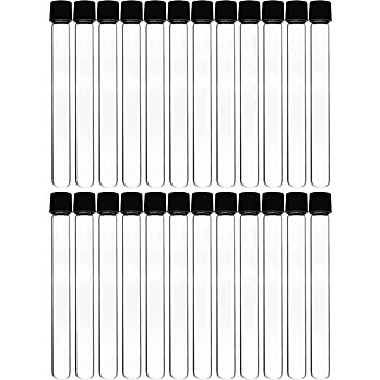 Culture Tubes with Screw Cap, 20ml,  5.9" x 0.6", Round Bottom, PK/24