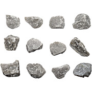 White Quartzite, Raw Metamorphic Rock Specimens, Approx. 1", PK12