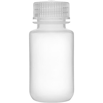Reagent Bottle, 60ml, Wide Mouth with Screw Cap, Polypropylene, Translucent