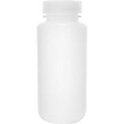 Reagent Bottle, 500mL, Wide Mouth with Screw Cap, HDPE