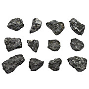 Gabbro, Raw Igneous Rock Specimens, Approx. 1", PK12
