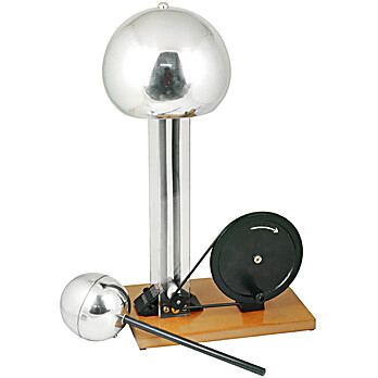 Hand Crank Van De Graaff Generator, Up to 100,000 Volts