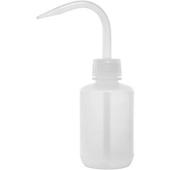 Wash Bottle, 125ml, LDPE, Translucent, Screw Cap with Sturdy Delivery Tube