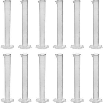 Plastic Graduated Cylinders, 50mL, PK12