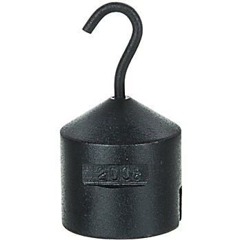 Hooked Iron Weight with Bottom Slot, 200g