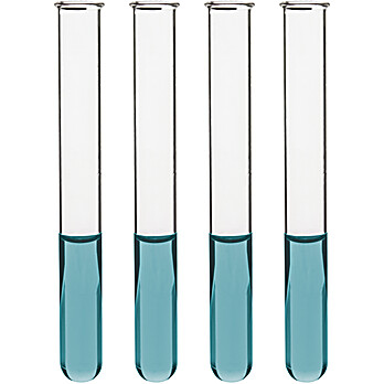 Test Tubes, 3ml, Beaded Rim, 3" Tall, 0.4" Dia., PK/48