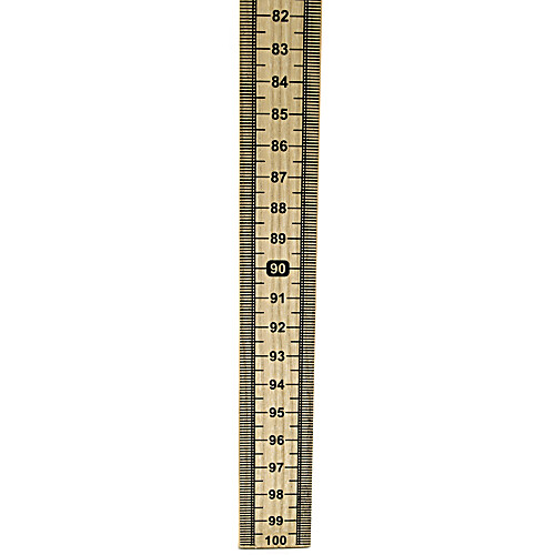 Meter Stick, Wood, Vertical Scale