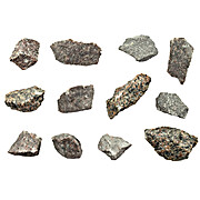 Pink Granite, Raw Igneous Rock Specimens, Approx. 1", PK12
