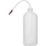 Wash Bottle, 1000ml, Polyethylene, Translucent, Screw Cap with Flexible Delivery Tube