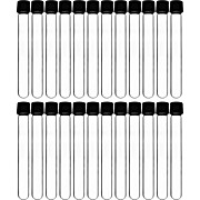 Culture Tubes with Screw Cap, 15ml,  4.9" x 0.6", Round Bottom, PK/24