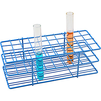 Wire Test Tube Rack, Holds 40 x 18-20mm Dia. Tubes