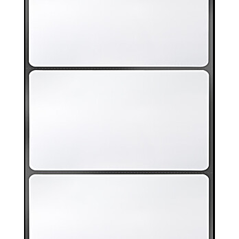 Matte label, Blank  Removable Adhesive