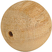 Drilled Hardwood Pendulum Ball
