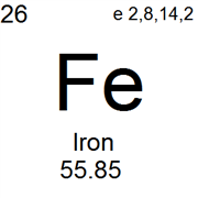 Iron oxide powder, max. particle size 50 micron, weight 100 g, purity 99.9%