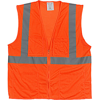 ANSI Type R Class 2 Four Pocket Value Mesh Vest