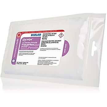 Klerwipe™ Low Residue Peroxide Pouch Wipes, Ecolab® Life Sciences