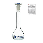 Volumetric Flasks with PE Stopper - Class A, with Calibration Certificate
