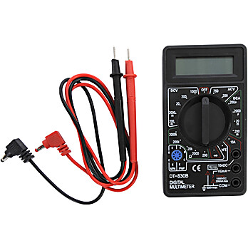 Multimeter Digital 35 digit LCD Display with 9 volt battery and instructions PROP65  Lead