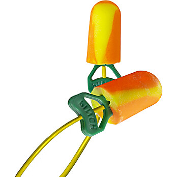 Disposable BioBased Corded Foam Ear Plug with Pinch Fit Technology - NRR 32