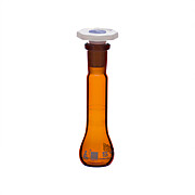 Amber Volumetric Flasks with PE Stopper - Class A