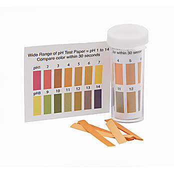 Wide-Range pH Test Paper Kit with Eleven Added Indicator Cards