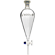 Glass Separatory Funnels with Glass Stopcock - Squibb Type