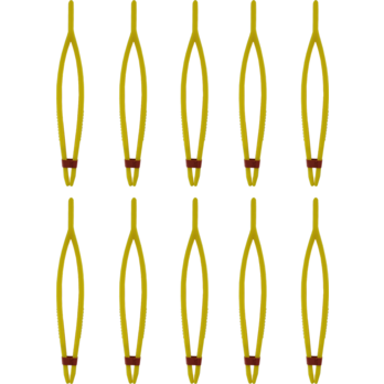 Forceps,Blunt,4" to 6", Plastic.  Pack 10.