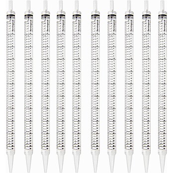 SPD-50-10-10 Serological Pipette, 50ml Capacity by 05ml, Plastic, Sterile, Color Coded Pack of 10