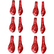 Lung Demonstration Model Replacement Balloons, Size 9 inches, Pack 12