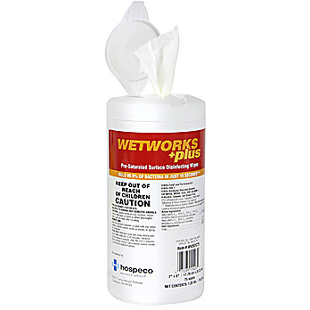 WetWorks® +Plus Disinfecting Wipes