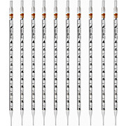 SPDS-10-10 Serological Pipette, 10ml Capacity by 01ml, Plastic, Sterile, Color Coded Pack of 10