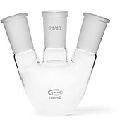 Flask, Round Bottom, 3 Neck, Angular