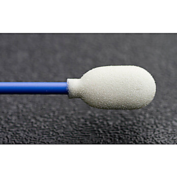 CleanWIPE Foam Tip Swab,  6" Length, Rigid Oval Tip 