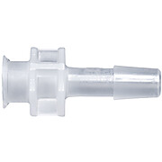 Cole-Parmer® Cleanroom Large-Bore Female Luer to Hose Barb Fittings, Straight Adapter, Animal-Derivative-Free Polypropylene