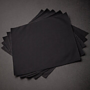 Wipes, Polyclean,9 X 9, Sealed Edge, Polyester Black 5ea /Bag , 200 Bags/case