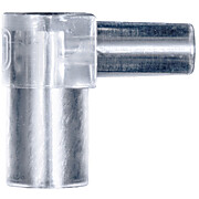 Cole-Parmer® Cleanroom Male Slip Luer Fittings, Elbow Union