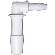 Cole-Parmer® Cleanroom Hose Barb Fittings, Reducing Elbow, Medical Nylon