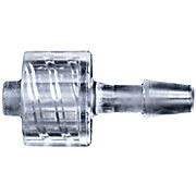Cole-Parmer® Cleanroom Male Luer to Hose Barb Fittings, Straight Adapter, CrystalVu™