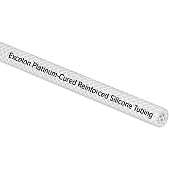 Excelon Platinum-Cured Braid-Reinforced Silicone Tubing