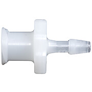 Cole-Parmer® Cleanroom Female Luer to Hose Barb Fittings, Straight Adapter, Natural Nylon