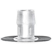 Cole-Parmer® Cleanroom Port Disk Female Luer Fitting, Flat Plate, Engage™ 8402