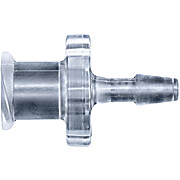 Cole-Parmer® Cleanroom Female Luer to Hose Barb Fittings, Straight Adapter, CrystalVu™